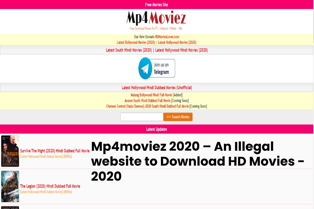 Mp4moviez 2020 Watch And Download Hollywood And Bollywood Movies