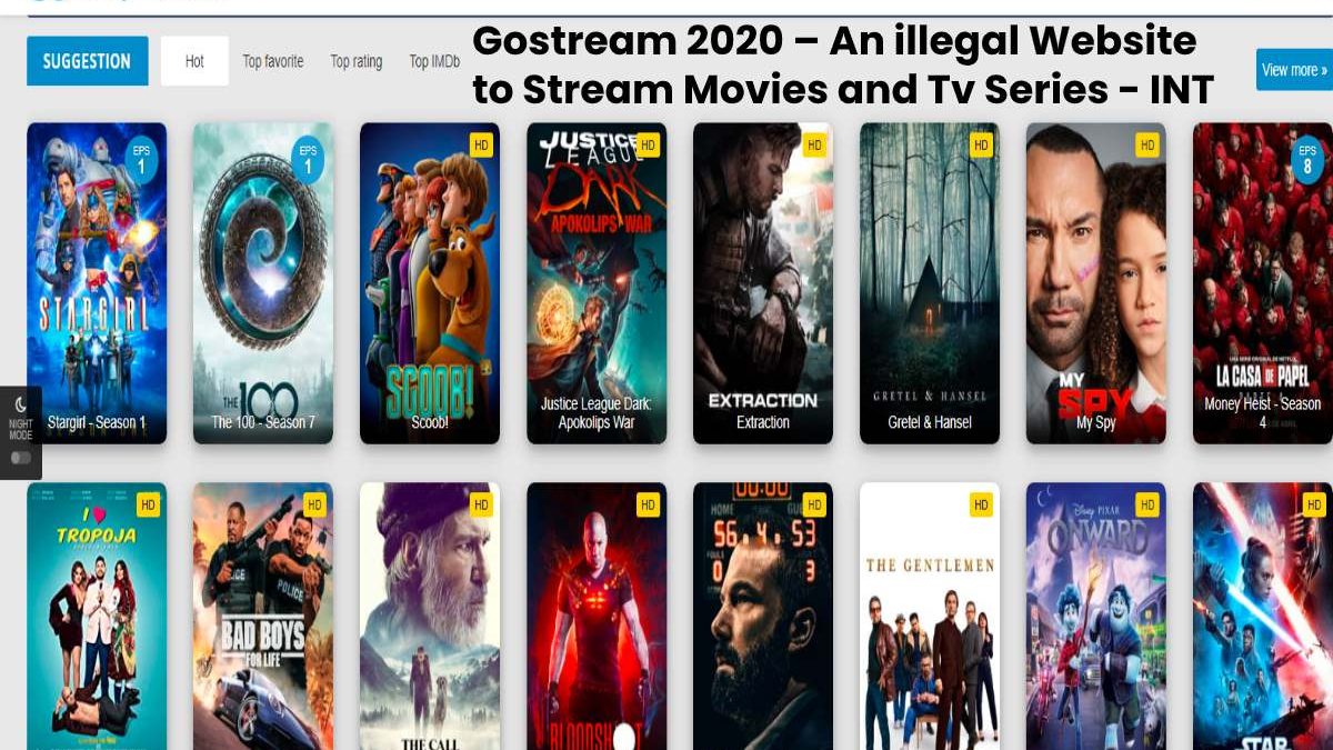 Gostream 2022: illegal Website to Watch Movies and Shows Online for Free Gostream Movies