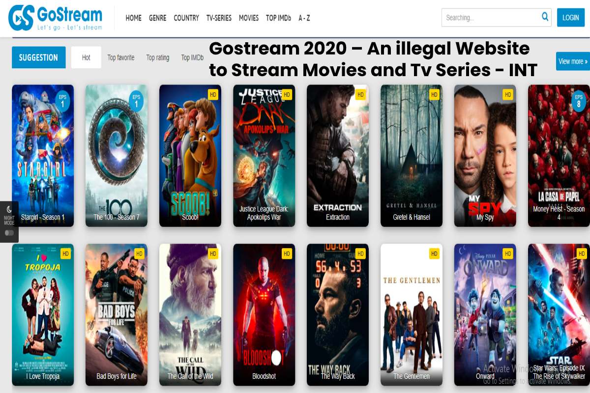Gostream 2020 illegal site to Watch Movies Online Free Gostream Movies