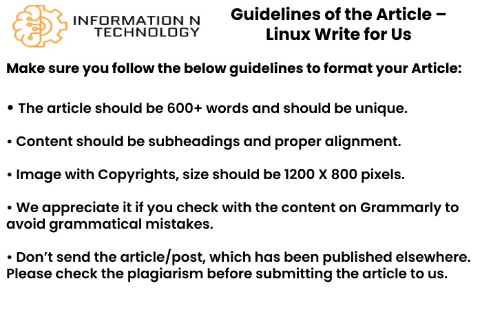 guidelines for the article informationntechnology 