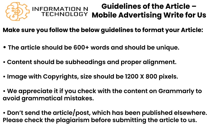 guidelines for the article informationntechnology 