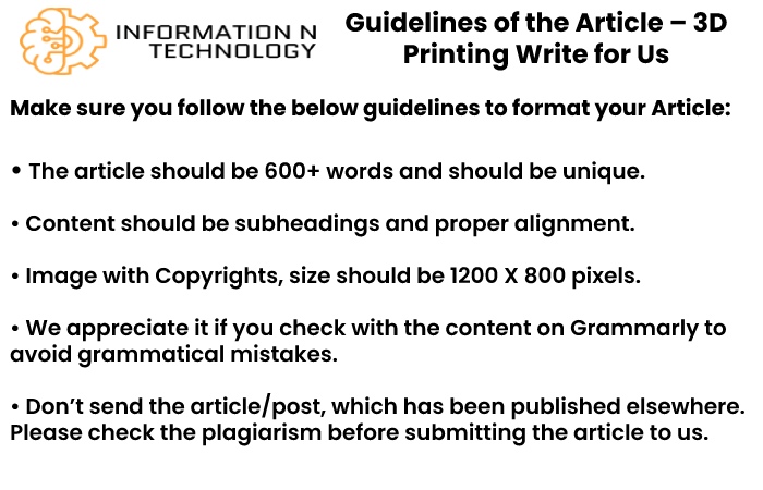 guidelines for the article informationntechnology 