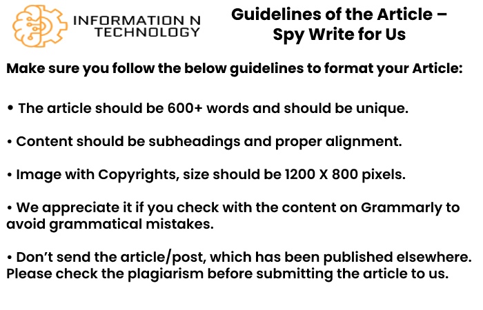 guidelines for the article informationntechnology 