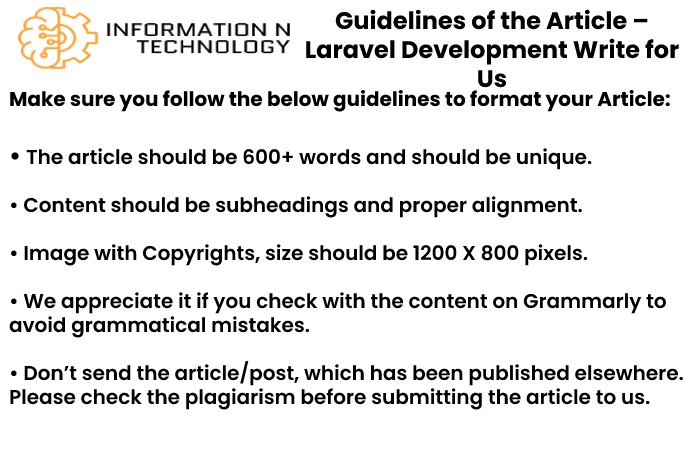 guidelines for the article informationntechnology 