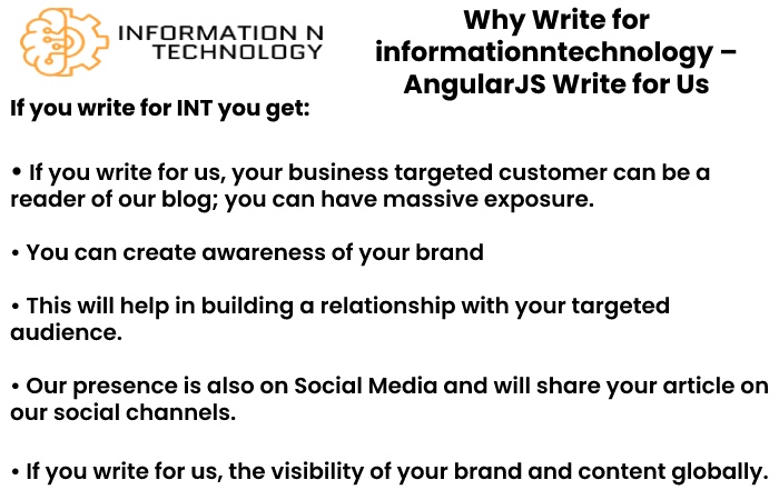 why write for us informationntechnology - AngularJS