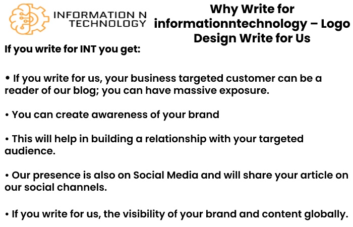 why write for us informationntechnology - logo Design Write for Us