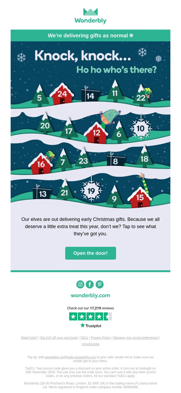 A Holiday color palette - Five Holiday Email Design Ideas For Your E-commerce Business
