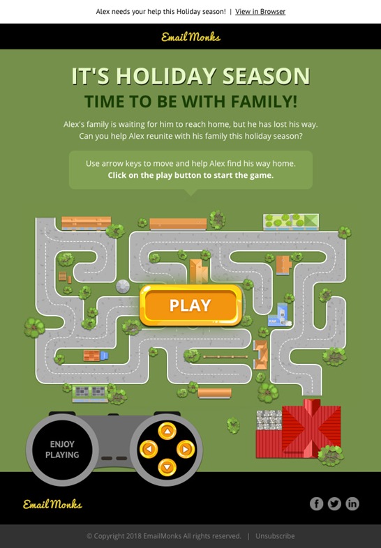 Interactive email design