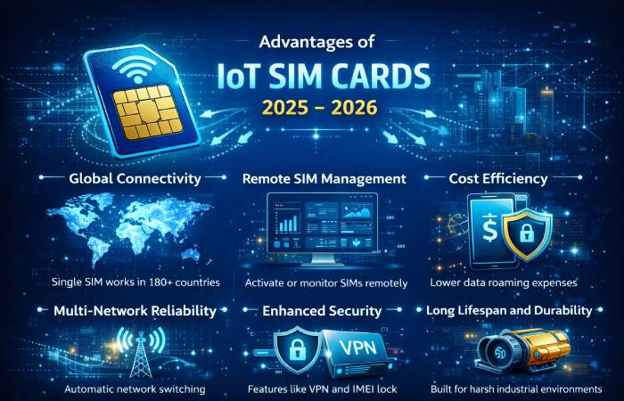 IoT SIM cards benefits